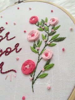 The Best Is Yet To Come - Hand Embroidered Hoop (Medium) - buy online