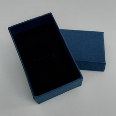 CAIXA AZUL PRESENTEÁVEL PARA ANEL CORRENTE BRINCOS 3x8X5CM - ONDAZUL - comprar online