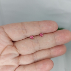 BRINCO ZIRCÔNIA FUSION ROSA 4MM - ONDAZUL