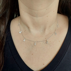 Choker Pingentes de Zircônia Cristal na internet