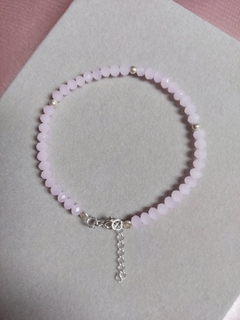 Pulseira Cristal Rosa