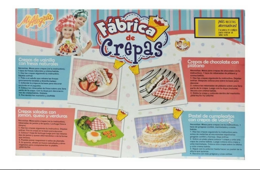 Maquina de best sale crepas mi alegria