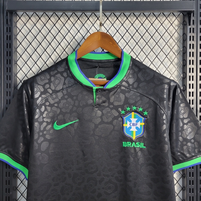 Camisa Seleção Brasil edição especial 22/23 Preto - Nike - Masculino  Torcedor