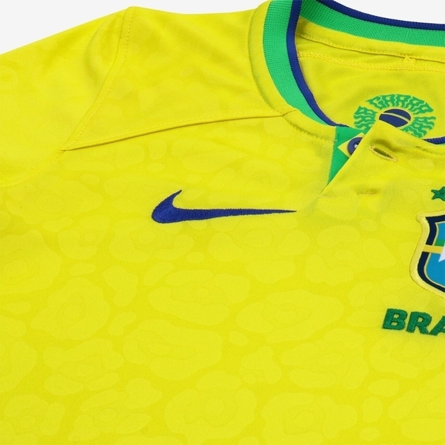 Camisa Brasil Amarela 22/23 Copa do Mundo - Jogador Nike - Masculina 