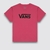 Camiseta Vans Infantil - Flying V Crew Magenta