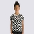 Camiseta Vans Infantil - Warped 66 Checkerboard Black - comprar online