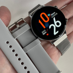 SMARTWATCH GW33 GRIS DOBLE MALLA