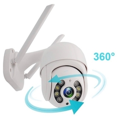 Câmera Ip Rotativa A8 Segurança Externa Dome Wifi Full HD - comprar online