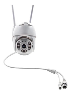 Câmera de segurança Haiz HZ-A8 com resolução de 2MP visão nocturna incluída branca wifi