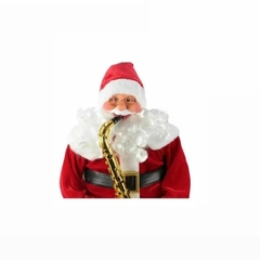Papai Noel Com Saxofone Musical 60cm Dec.natal Bivolt - comprar online