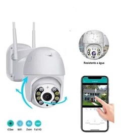 Câmera de segurança Haiz HZ-A8 com resolução de 2MP visão nocturna incluída branca wifi - comprar online