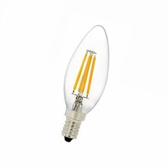 Lâmpada Led Vela Filamento E14 4w Branco Quente 110v ou 220v - comprar online