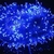 Pisca Fixo 100 Lâmpadas LED Azul - Fio Transparente - comprar online