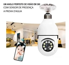 Câmera Ajustável Teto Segurança Ip Lâmpada V380 Pro 1080p Hd wifi - loja online