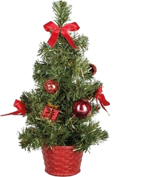Árvore de natal de 80cm com vaso - comprar online