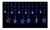 Cascata 138 Led De Estrela 8 Funções Azul Dec.natal 110v - loja online