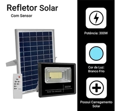 Refletor Solar 300w 100% Com Placa Separada - comprar online
