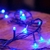 Pisca Fixo 100 Lâmpadas LED Azul - Fio Verde - Center Comp Led