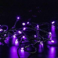 Pisca Fixo 100 Lâmpadas LED Roxo - Fio Verde - loja online