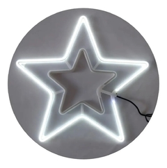 Enfeite Estrela Neon Grande 60 Cm 8 Funções Natal 220v - comprar online