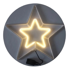 Enfeite Estrela Neon Grande 60 Cm 8 Funções Natal 220v na internet