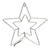 Enfeite Estrela Led Grande 27cm Dec Natalina Branco Quente 220v na internet