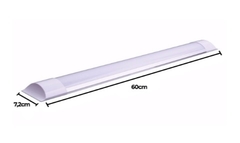 Lâmpada Tubular Linear Led 40w 120cm Branco Frio 6000-6500k Completo na internet