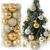 Bola de Natal Lisa Dourada 10 Peças 5cm - comprar online