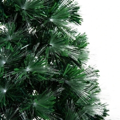 Árvore de Natal Led 0,90cm Fibra Ótica 8 Funções Branco Quente - Center Comp Led