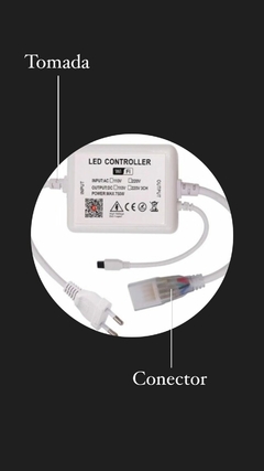 Controlador Dimmer + Controle (110v) - Center Comp Led
