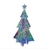Árvore de Natal Cristal Holográfica Led Grande