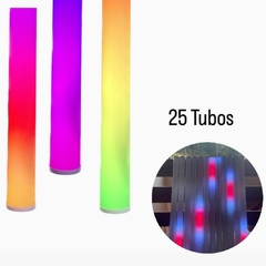 KIT 25 TUBOS DE LED PLUG IN PLAY PRONTO PARA USO 1MX60MM
