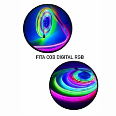 Fita Led Digital Cob RGB 12v 5m