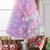 Árvore de Natal Pinheiro Branco c/ Rosa 1,20mt Luxo na internet