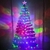 Árvore de Natal Led 1,20MT Fibra Ótica 8 Funções RGB Bivolt - loja online