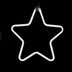 5 Estrelas Neon Pendente para Decoração 30cm Led na internet