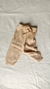 Babucha Tejida Beige - 3, 6 y 9 meses - tienda online