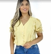 Blusa Crepe de Seda Amarelo