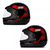 Kit 2 Capacete Para Moto Fechado Preto Com Vermelho Automatico Sport Moto 788 Masculino Com Viseira e Botão Masculino Feminino - comprar online
