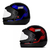 Kit 2 Capacete Para Moto Fechado Vermelho e Azul Automatico Sport Moto 788 Masculino Com Viseira e Botão Masculino Feminino - comprar online