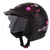 Capacete feminino preto Liberty three girls Pro tork