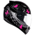 Capacete fechado Spark New Borboleta Preto com Rosa EBF na internet