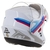 Capacete Fechado Escamoteável Attack Branco Pro Tork - MOTOFORTE