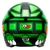 Capacete fechado R8 Turtle Verde brilhante Pro Tork na internet