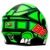 Capacete fechado R8 Turtle Verde brilhante Pro Tork - MOTOFORTE