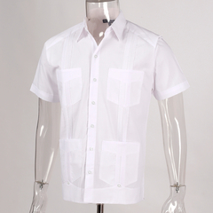 Camisa Guayabera Yucateca Algodón Mod Abala - Dezendo guayaberas