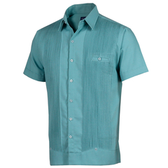 Camisa Guayabera en Lino Presidencial Mod Cuncunul