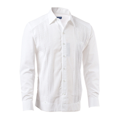 Guayabera Presidencial Con Bordado Artesanal Mod Dzemul