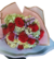 Ramo 12 rosas y hortensia envuelto en papel francés
