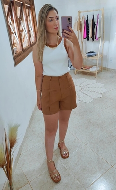 Short Zara Camel